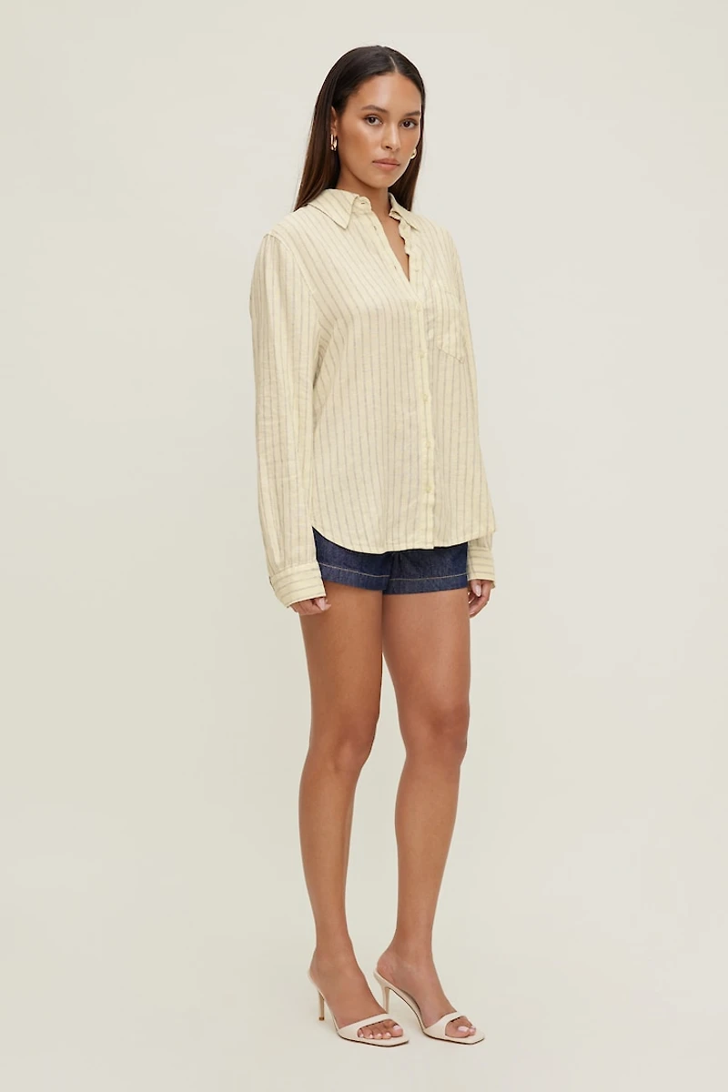 Isla Oversized Linen Shirt