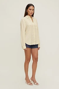 Isla Oversized Linen Shirt
