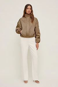 Camelia Crepe Straight Leg Pants