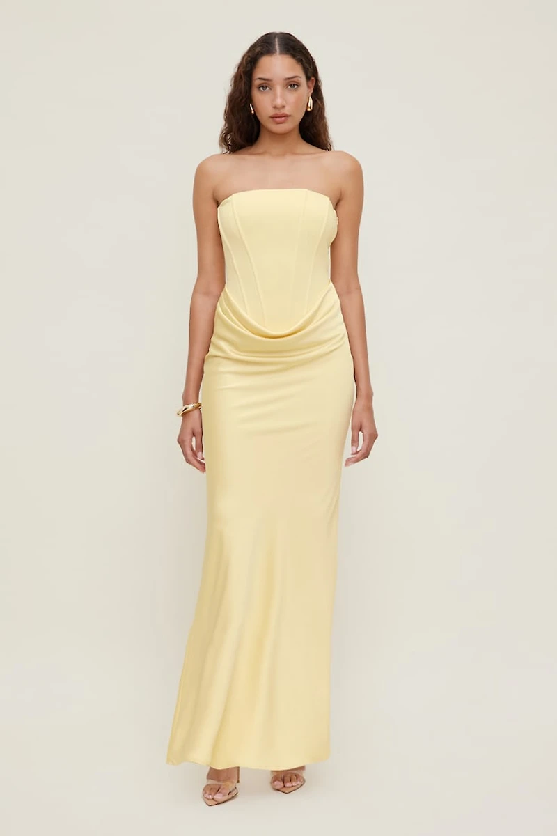 Robe maxi style corset Blaire