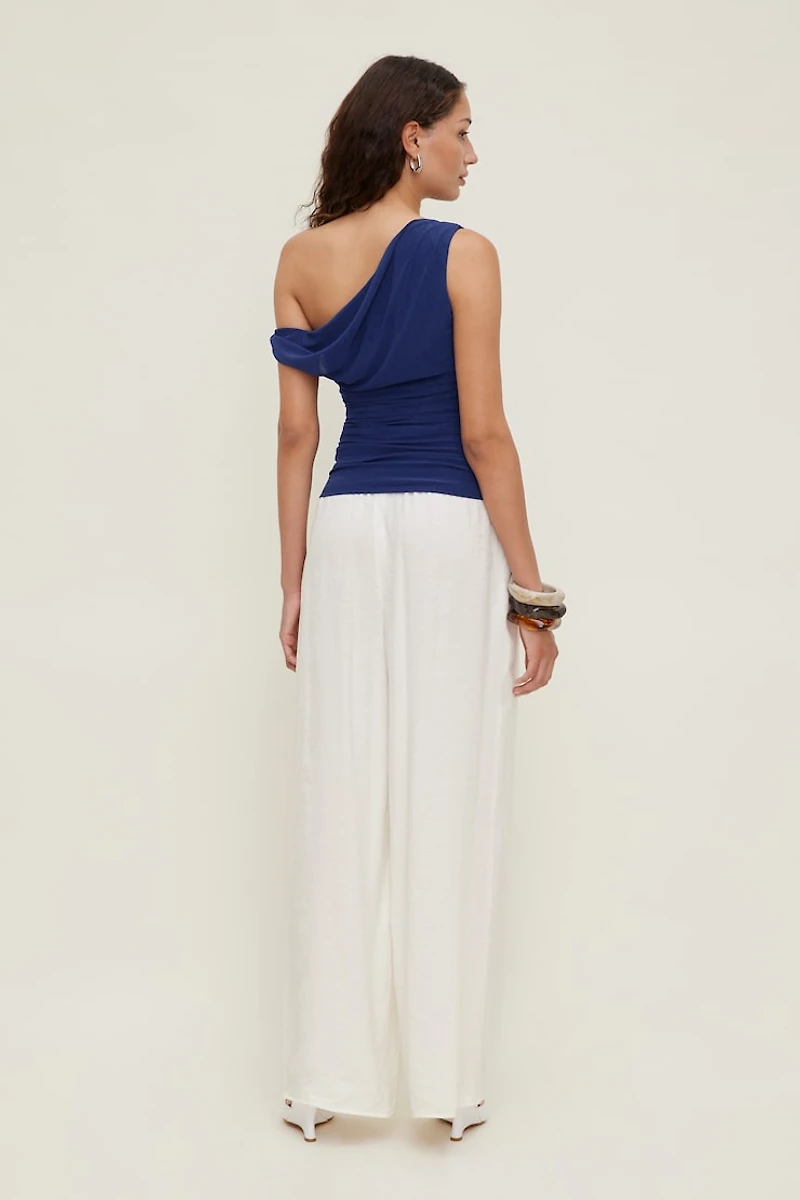 Off Shoulder Mesh Top