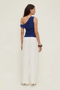Off Shoulder Mesh Top