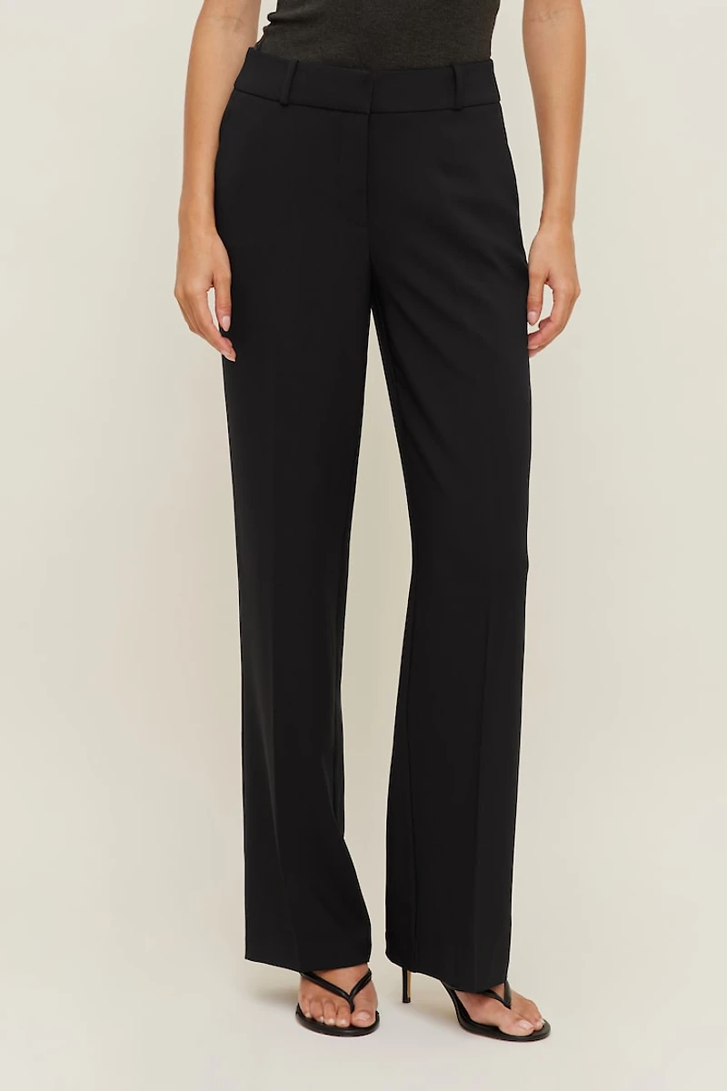 Camelia Crepe Straight Leg Pants