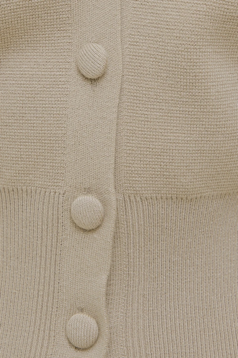 Balloon Sleeve Cardigan