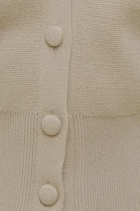Balloon Sleeve Cardigan