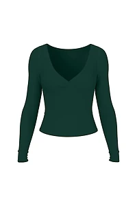 SnatchRib Crossover Longsleeve Top