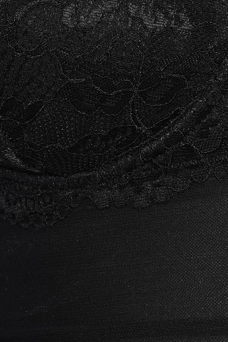Haut balconnet diaphane en dentelle Sabrina