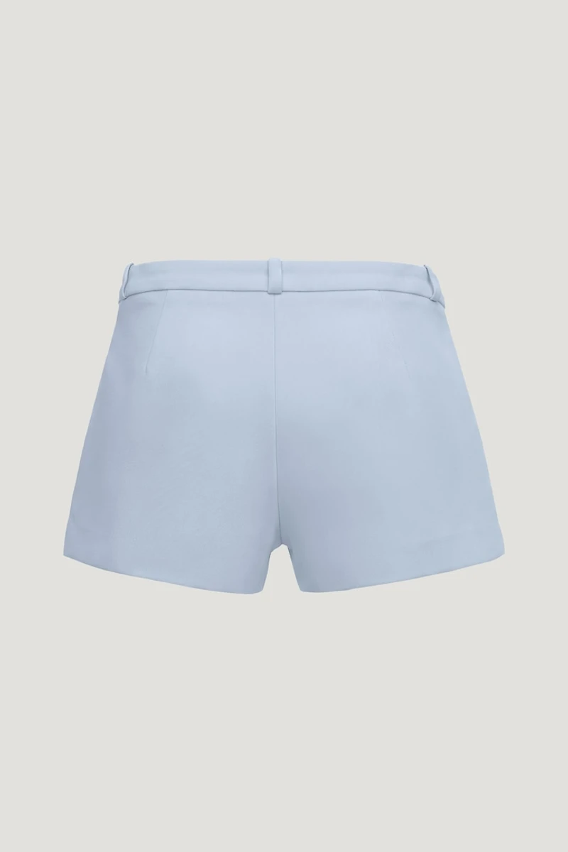 Fitted Mid Rise Shorts