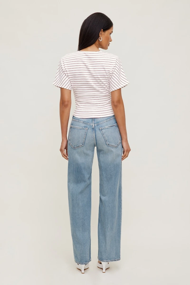 Andrea Striped Cotton T Shirt