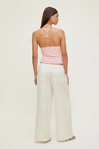 Leo Linen Wide Leg Pants