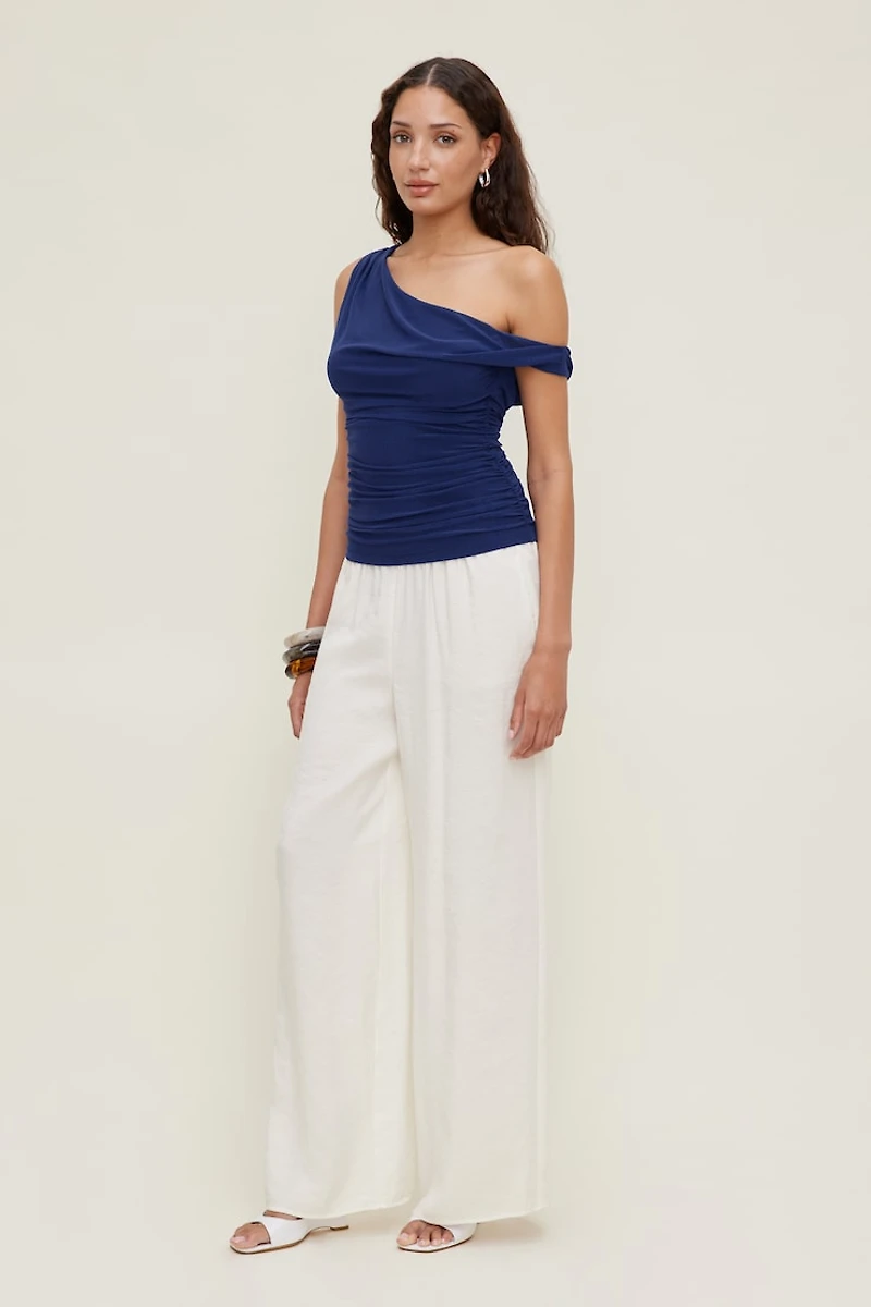 Off Shoulder Mesh Top