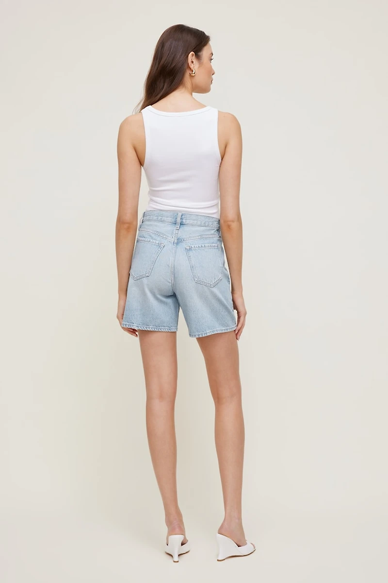 Harper A Line High Rise Denim Shorts