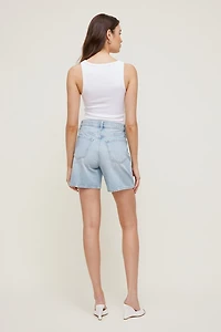 Harper A Line High Rise Denim Shorts