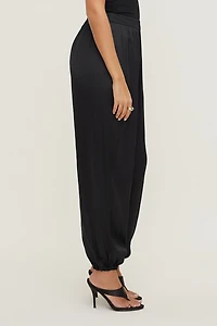 Satin Balloon Pants