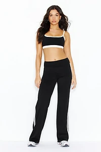 Tricot Low Rise Straight Leg Pants