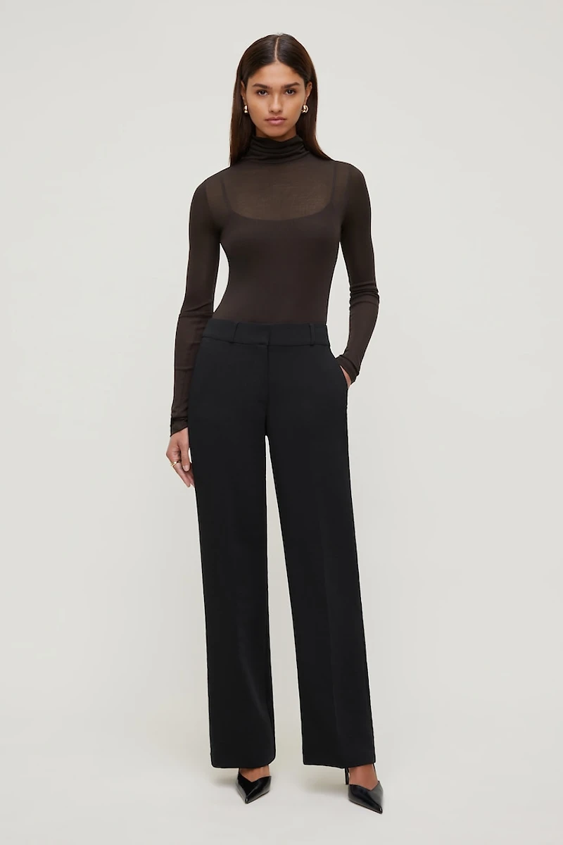 Sheer Layered Cami and Turtleneck