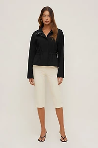 High Rise Capri Pants