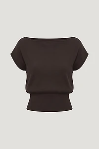Aria Boat Neck Sweater