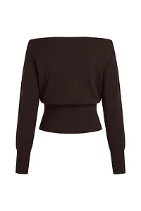 Off Shoulder Reset Long Sleeve Top