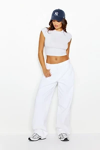 Jean ample à taille basse