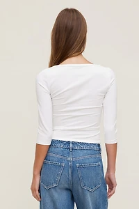 Maude Cotton Spandex T Shirt