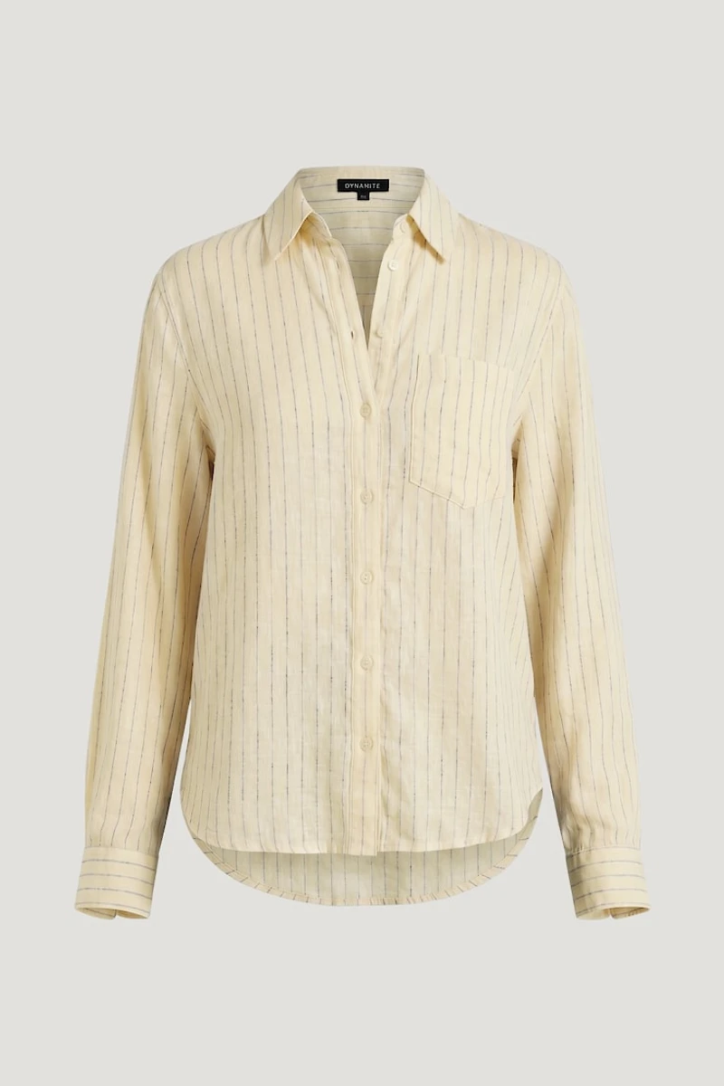 Isla Oversized Linen Shirt