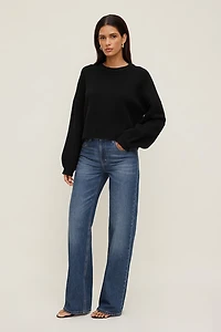 Rylie Balloon Sleeve Sweater