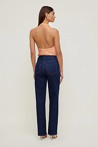 Heidi Stretch High Rise Wide Leg Jeans