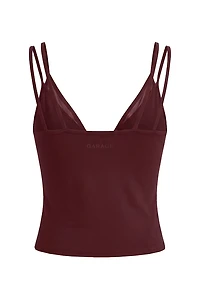 Cami Active en maille à décolleté plongeant