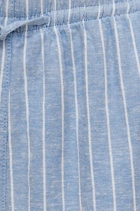 Short en lin à enfiler