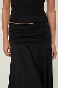 Sculpt Asymmetric Midi Skirt