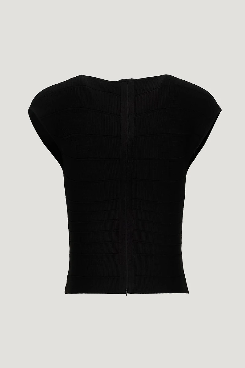 V Neck Bandage Top