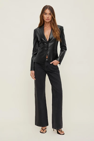 Jules Relaxed Low Rise Straight Leg Jeans