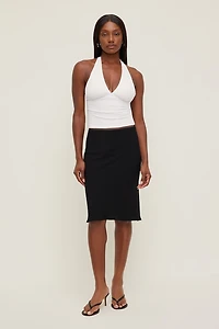 V Neck Halter Top