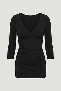 Morgan 3/4 Sleeve Mini Dress