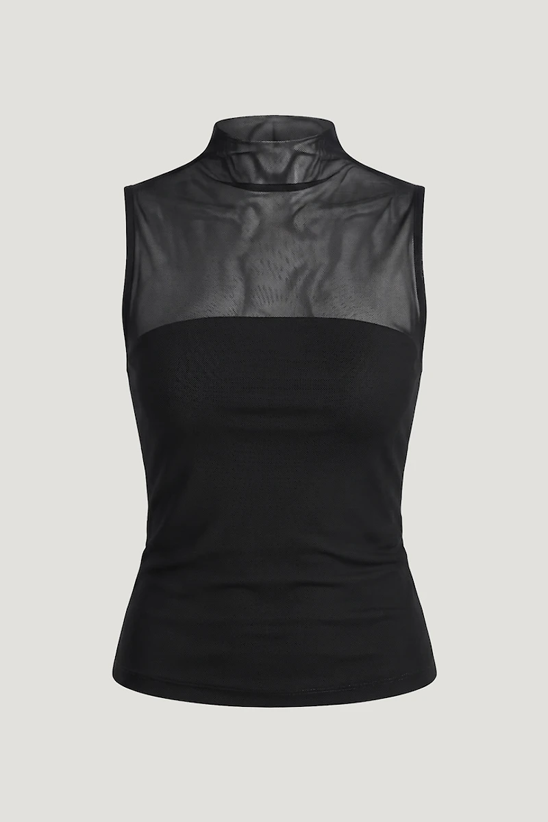 Sheer Mesh Tank Top