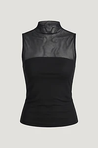 Sheer Mesh Tank Top