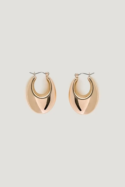Elongated Chunky Drop Earrings