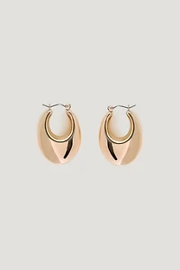 Elongated Chunky Drop Earrings