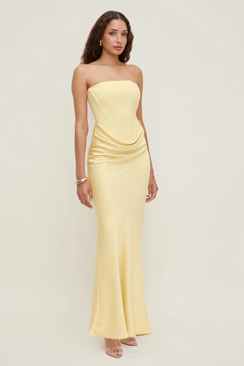 Robe maxi style corset Blaire