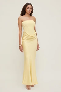 Robe maxi style corset Blaire