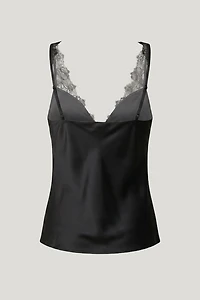 Satin Lace Cami Top