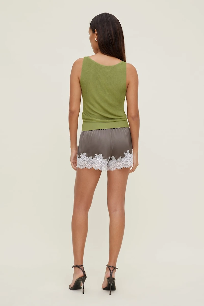 Lace Satin Shorts