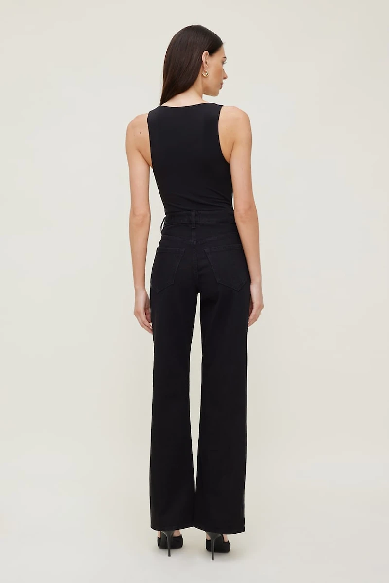 Sculpt Plunging V Neck Bodysuit