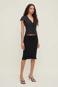 Flutter Sleeve Blouse