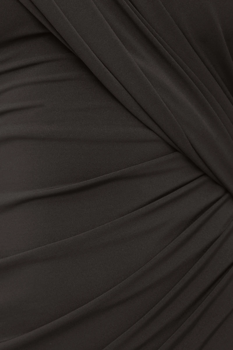 Sculpt Draped Mini Dress