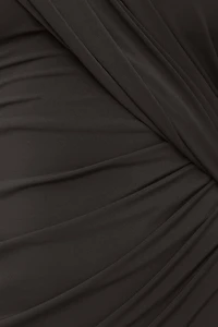 Sculpt Draped Mini Dress