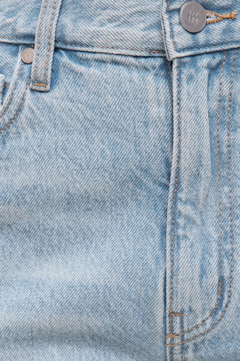 Short en denim A taille haute et coupe Harper