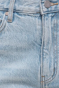 Short en denim A taille haute et coupe Harper