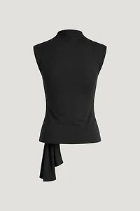 Sculpt Draped Scarf Top